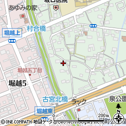 静岡県袋井市久能1174周辺の地図