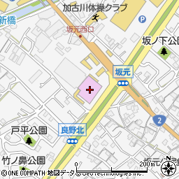 兵庫県加古川市野口町坂元36周辺の地図