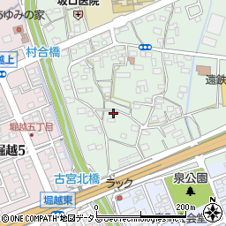 静岡県袋井市久能1211-1周辺の地図
