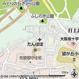 大阪府寝屋川市打上新町18-32周辺の地図