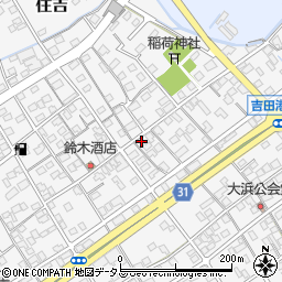 静岡県榛原郡吉田町住吉3517-10周辺の地図