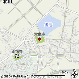 常泉寺周辺の地図