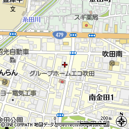 協和冷熱工業株式会社　大阪営業所周辺の地図