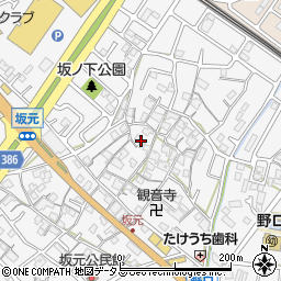 兵庫県加古川市野口町坂元555周辺の地図