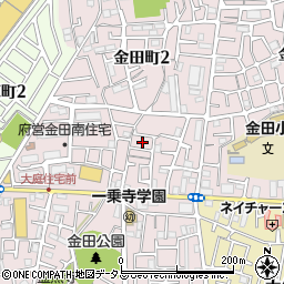 大阪府守口市金田町2丁目9周辺の地図