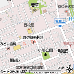 ヤクルト　袋井中央センター周辺の地図