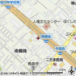 兵庫県加古川市加古川町南備後46周辺の地図