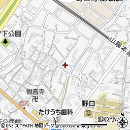 兵庫県加古川市野口町野口570-2周辺の地図