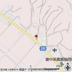 静岡県牧之原市中518周辺の地図