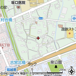 静岡県袋井市久能1223-1周辺の地図