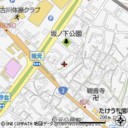 兵庫県加古川市野口町坂元7-12周辺の地図