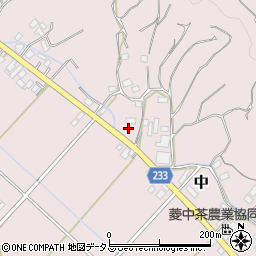 静岡県牧之原市中517周辺の地図