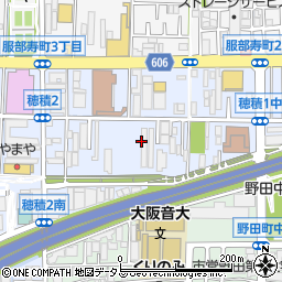 大阪府豊中市穂積周辺の地図