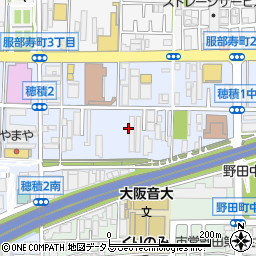 大阪府豊中市穂積周辺の地図