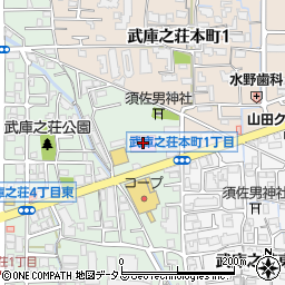 ホリデイスポーツクラブ尼崎周辺の地図