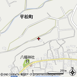 静岡県浜松市中央区平松町周辺の地図