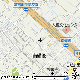 兵庫県加古川市加古川町南備後40周辺の地図
