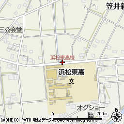 浜松東高校周辺の地図