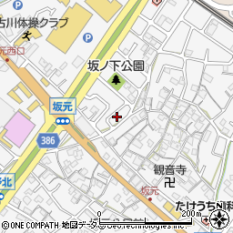 兵庫県加古川市野口町坂元7周辺の地図
