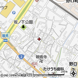 兵庫県加古川市野口町坂元552周辺の地図