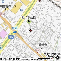 兵庫県加古川市野口町坂元7-15周辺の地図