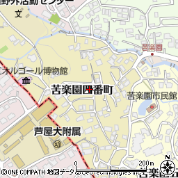 兵庫県西宮市苦楽園四番町5-59周辺の地図