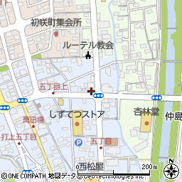 ヘアースタジオＩＷＡＳＡＫＩ　静岡・菊川店周辺の地図