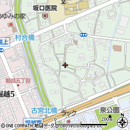 静岡県袋井市久能1208周辺の地図