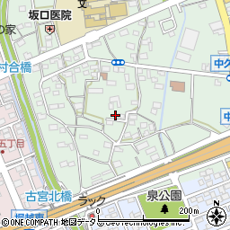 静岡県袋井市久能1223周辺の地図