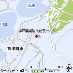 神出山田自転車道線周辺の地図