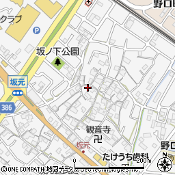 兵庫県加古川市野口町坂元551周辺の地図