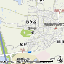 蓮台寺周辺の地図