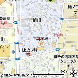 兵庫県西宮市門前町7-3周辺の地図
