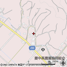 静岡県牧之原市中527周辺の地図