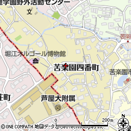 兵庫県西宮市苦楽園四番町5-52周辺の地図