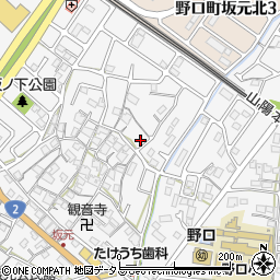 兵庫県加古川市野口町坂元476-1周辺の地図