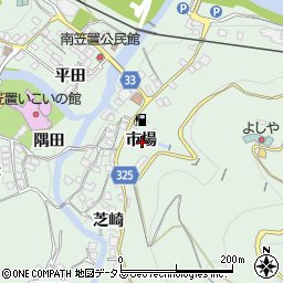京都府相楽郡笠置町笠置市場周辺の地図