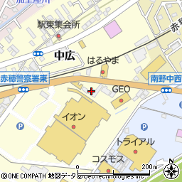 兵庫県赤穂市中広182周辺の地図