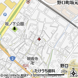 兵庫県加古川市野口町坂元532周辺の地図