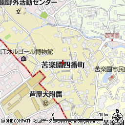 兵庫県西宮市苦楽園四番町5-56周辺の地図