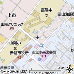 岡山県赤磐市上市109周辺の地図