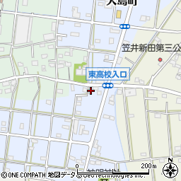 静岡県浜松市中央区大島町581周辺の地図