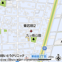 セジュール東岩田周辺の地図