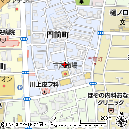 兵庫県西宮市門前町7-5周辺の地図