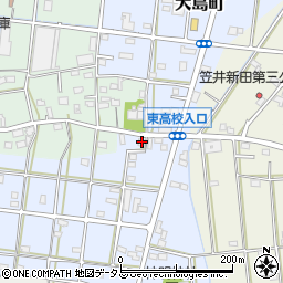 静岡県浜松市中央区大島町582周辺の地図