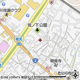 兵庫県加古川市野口町坂元7-9周辺の地図