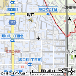 塚口町パークハウス周辺の地図