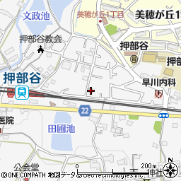 兵庫県神戸市西区押部谷町福住9-3周辺の地図