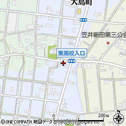 静岡県浜松市中央区大島町580周辺の地図