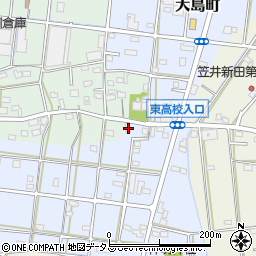 静岡県浜松市中央区大島町584周辺の地図